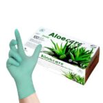 Rokavice Aloe-CARE Lateks, Netalkane, Velikost XS