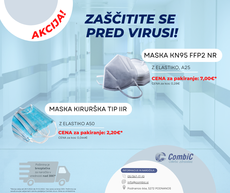 Akcija za medicinske zaščitne maske