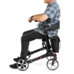 a podporka czterokolowa aluminiowa yola czarny mat 17355