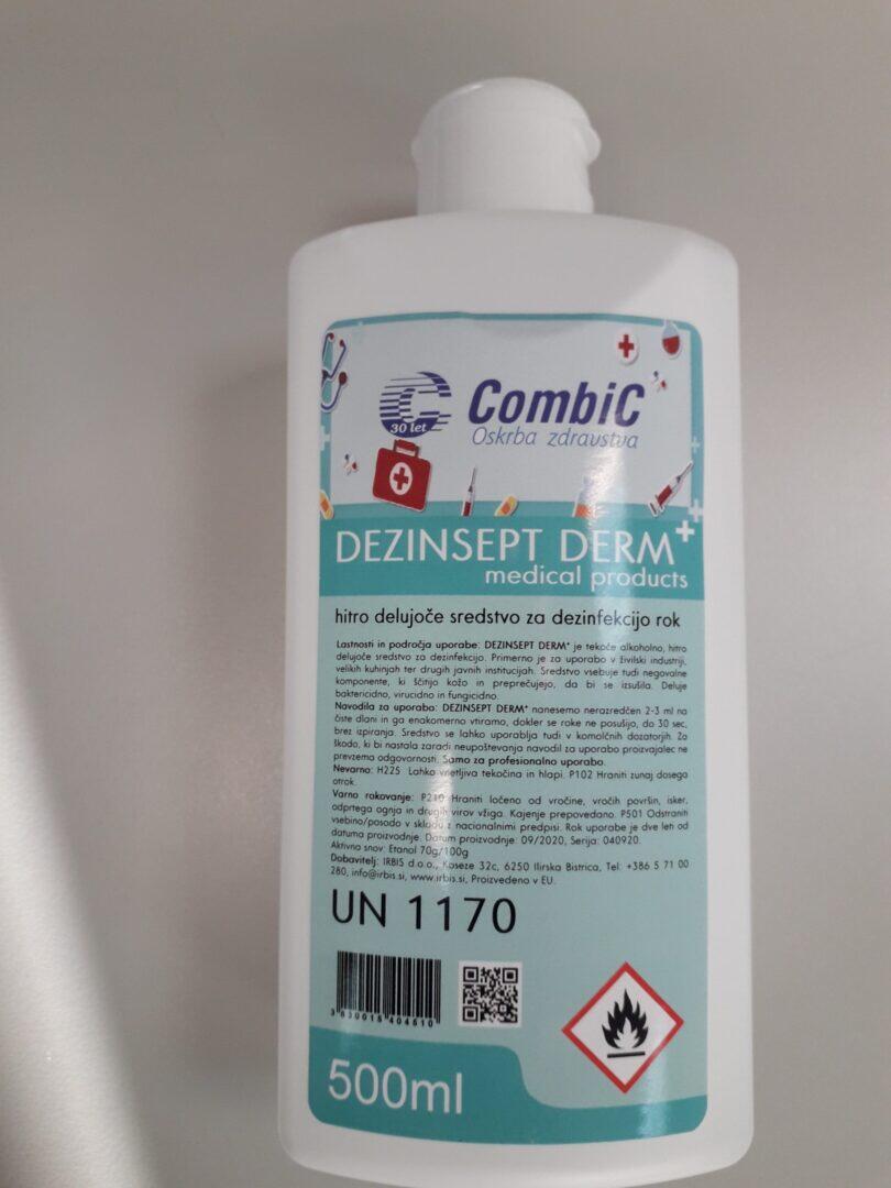 p 4 4 Dezinsept Derm razkuzilo za povrsine 500 ml refill