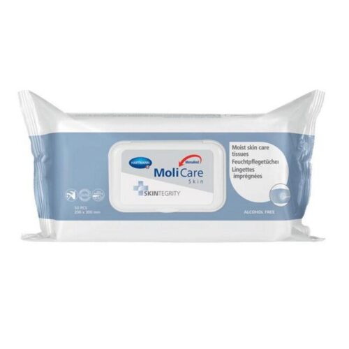 p 8 9 89 Molicare Skin 50 vlaznih cistilnih robckov brez alkohola