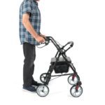 podporka czterokolowa aluminiowa carbon 52165