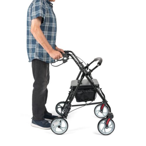 podporka czterokolowa aluminiowa carbon 52165