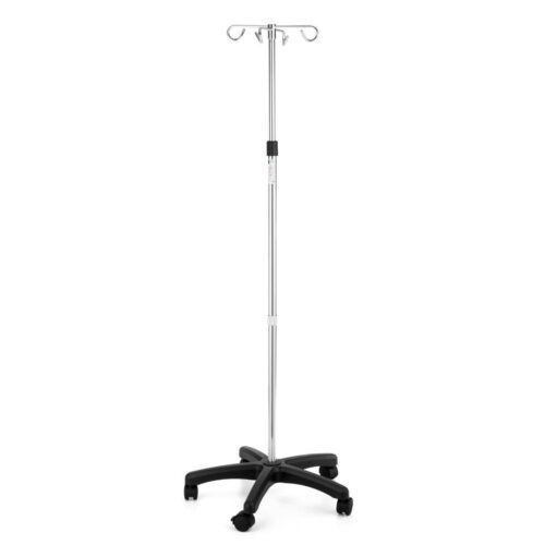 stojak na kroplowki z kolkami skladany 4 zaczepy stand tim